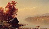 Alfred Thompson Bricher Up the Hudson painting